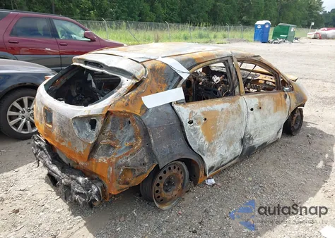 2012 Kia Rio Lx из США, поврежденный, VIN KNADM5A36C6014656